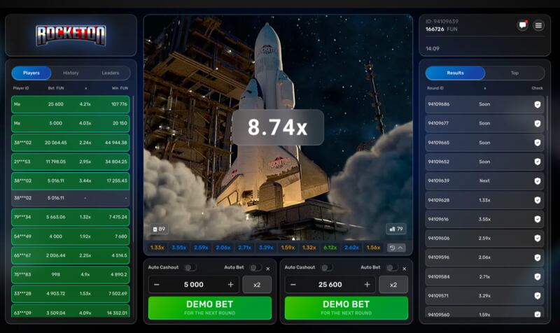 How to play Rocketon for real money